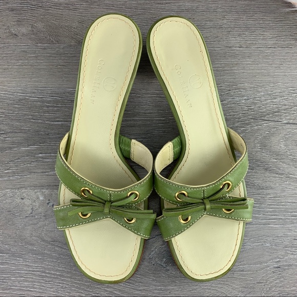 Cole Haan Slide Sandals Heels Size 6.5 B - Picture 8 of 8
